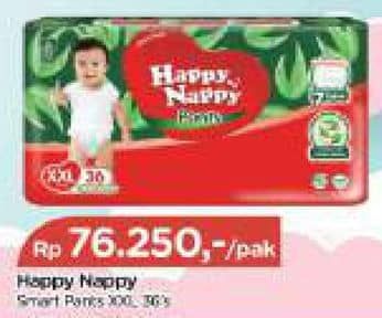 Promo Harga Happy Nappy Smart Pantz Diaper XXL36 36 pcs - TIP TOP