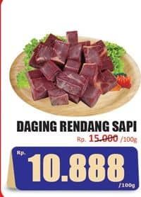 Promo Harga Daging Rendang Sapi per 100 gr - Hari Hari