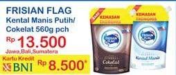 Promo Harga FRISIAN FLAG Susu Kental Manis Putih, Cokelat 560 gr - Indomaret