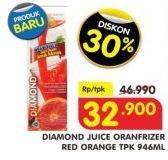 Promo Harga DIAMOND Juice Oranfrizer 946 ml - Superindo