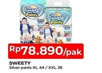 Promo Harga Sweety Silver Pants XL44, XXL36 36 pcs - TIP TOP