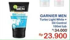 Promo Harga GARNIER MEN Turbo Light Oil Control Facial Foam 100 ml - Indomaret