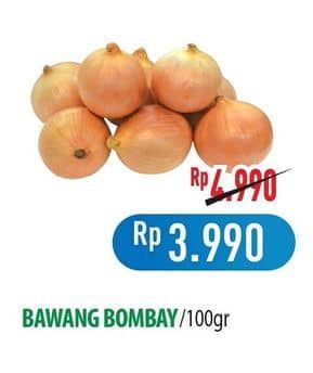 Promo Harga Bawang Bombay per 100 gr - Hypermart