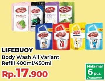 Promo Harga Lifebuoy Body Wash All Variants 400 ml - Yogya