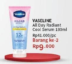 Promo Harga Vaseline Hijab Bright Body Serum All Day Radiant 180 ml - Guardian