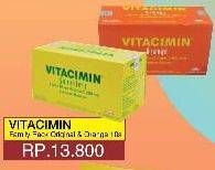 Promo Harga VITACIMIN Vitamin C - 500mg Sweetlets (Tablet Hisap) Orange, Lemon  - Yogya