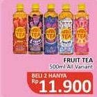 Promo Harga Sosro Fruit Tea All Variants 500 ml - Alfamidi