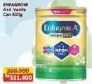 Promo Harga Enfagrow A+4 Susu Bubuk Vanilla 800 gr - Alfamart