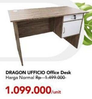 Promo Harga DRAGON UFFICIO Office Desk  - Carrefour