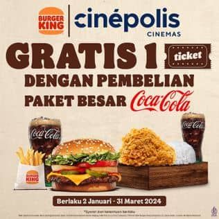 Promo Harga Burger King Paket Besar 1  - Burger King