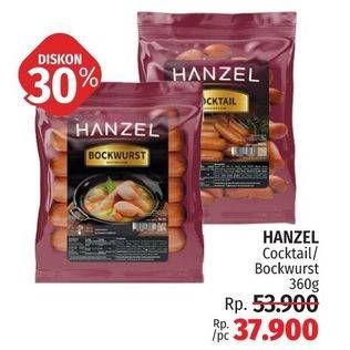 Promo Harga Hanzel Beef Cocktail/Bockwurst  - LotteMart