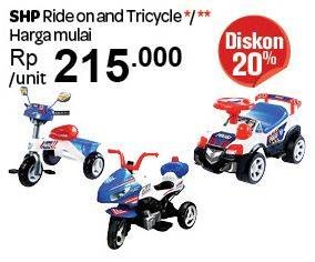 Promo Harga RIde on / Tricycle  - Carrefour