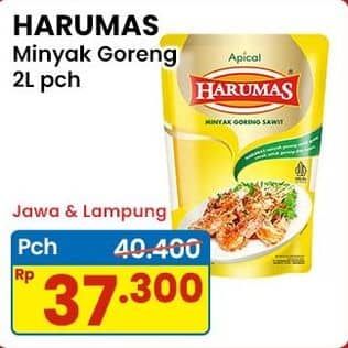 Promo Harga Harumas Minyak Goreng 2000 ml - Indomaret