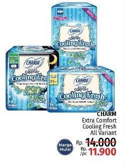 Promo Harga Charm Extra Comfort Cooling Fresh All Variants  - LotteMart