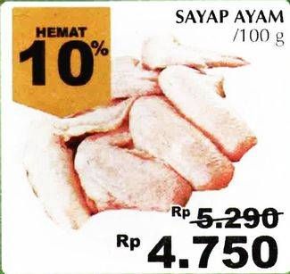 Promo Harga Ayam Sayap per 100 gr - Giant