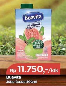 Promo Harga Buavita Fresh Juice Guava 500 ml - TIP TOP