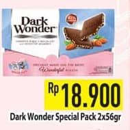 Promo Harga Dark Wonder Chocolate Almond 56 gr - Hypermart