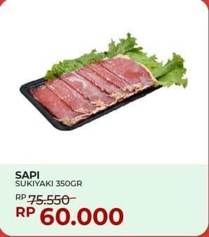 Promo Harga Sapi Sukiyaki 300 gr - Yogya
