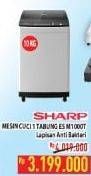 Promo Harga SHARP Mesin Cuci 1 Tabung ES-M1000T  - Hypermart