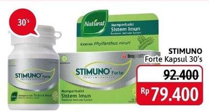 Promo Harga STIMUNO Forte Restores Immune System Capsule 30 pcs - Alfamidi