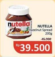 Promo Harga NUTELLA Jam Spread Chocolate Hazelnut 200 gr - Alfamidi