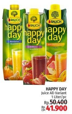 Promo Harga Rauch Happy Day All Variants 1000 ml - LotteMart