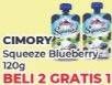 Promo Harga CIMORY Squeeze Yogurt Blueberry 120 gr - Yogya