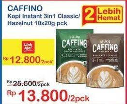 Promo Harga Caffino Kopi Latte 3in1 Choco Hazelnut, Classic per 20 sachet 20 gr - Indomaret