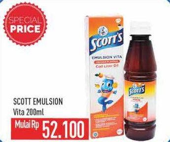 Promo Harga Scotts Emulsion Vita 200 ml - Hypermart