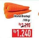 Promo Harga Wortel Berastagi per 100 gr - Hypermart