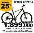 Promo Harga GENIO MTB 27,5" Tulsa  - Giant