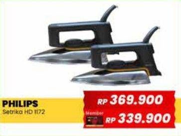 Promo Harga Philips HD 1172 | Dry Iron  - Yogya