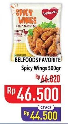 Promo Harga Belfoods Spicy Wings 500 gr - Hypermart