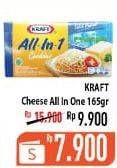 Promo Harga KRAFT All in 1 Cheddar 165 gr - Hypermart