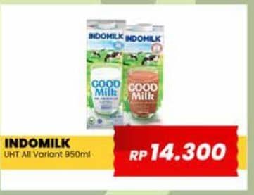 Promo Harga Indomilk Susu UHT All Variants 950 ml - Yogya