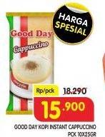 Promo Harga Good Day Cappuccino per 10 sachet 25 gr - Superindo