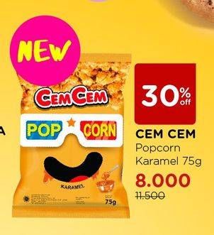 Promo Harga CEM-CEM Pop Corn Karamel 75 gr - Watsons
