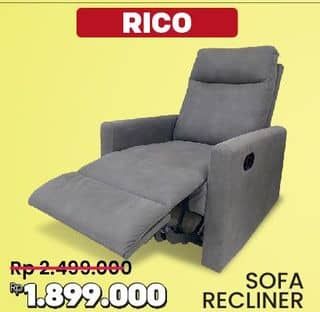 Promo Harga Rico Sofa Recliner  - COURTS