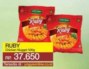 Promo Harga Ruby Nugget Chicken 500 gr - Yogya
