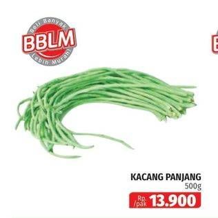 Promo Harga Kacang Panjang Hijau 500 gr - Lotte Grosir