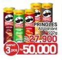 Promo Harga Pringles Potato Crisps All Variants 107 gr - LotteMart