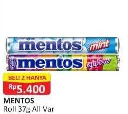 Promo Harga MENTOS Candy All Variants 37 gr - Alfamart