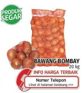 Promo Harga Bawang Bombay per 20 kg - Lotte Grosir