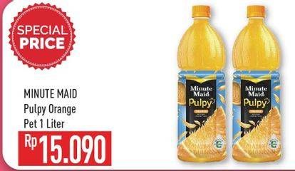 Promo Harga MINUTE MAID Juice Pulpy 1 ltr - Hypermart