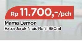 Promo Harga Mama Lemon Cairan Pencuci Piring Jeruk Nipis 950 ml - TIP TOP