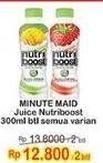 Promo Harga Minute Maid Nutriboost All Variants 300 ml - Indomaret