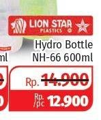 Promo Harga LION STAR Hydro Bottle NH-66 600 ml - Lotte Grosir