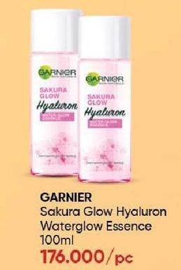 Promo Harga Garnier Sakura Glow Hyaluron Water Glow Essence 100 ml - Guardian