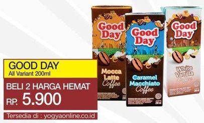 Promo Harga Good Day Coffee Drink All Variants per 2 pcs 200 ml - Yogya