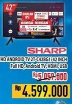 Promo Harga Sharp 2T-C42BG1i | Full HD Android TV 42"  - Hypermart